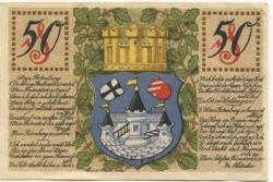 Rotenburg - Kreissparkasse, Fleckensparkasse und Genossenschaftsbank für Landwirtschaft, Handel und Gewerbe - 1.1.1920 - 50 Pfennig