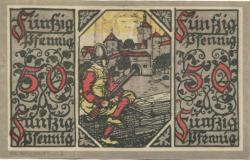 Rothenburg - Stadt - 1.10.1918 - 50 Pfennig