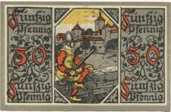Rothenburg - Stadt - 1.10.1918 - 50 Pfennig