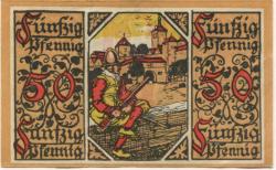 Rothenburg - Stadt - 1.10.1918 - 50 Pfennig