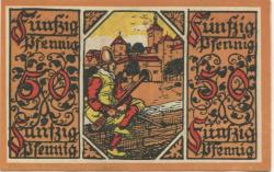 Rothenburg - Stadt - 1.10.1918 - 50 Pfennig