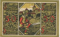 Rothenburg - Stadt - 1.10.1918 - 50 Pfennig
