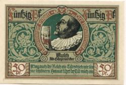 Rothenburg - Stadt - 24.6.1921 - 50 Pfennig