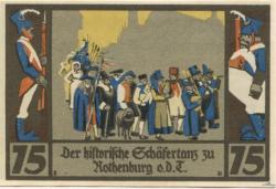 Rothenburg - Stadt - 24.6.1921 - 75 Pfennig