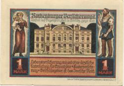 Rothenburg - Brüderschaft Zoar - - 31.12.1922 - 1 Mark