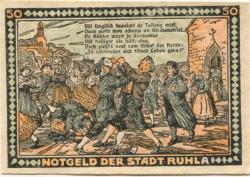 Ruhla - Stadt - 1.4.1921 - 1.1.1922 - 50 Pfennig