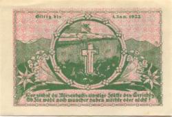 Ruhpolding - Gemeinde - 5.4.1921 - 1.1.1922 - 25 Pfennig 