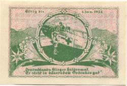 Ruhpolding - Gemeinde - 5.4.1921 - 1.1.1922 - 25 Pfennig 