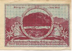 Ruhpolding - Gemeinde - 5.4.1921 - 1.1.1922 - 50 Pfennig 