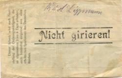 Russdorf (heute: Limbach-Oberfrohna) - Gemeindespar- und girokasse - 10.8.1923 - 2 Millionen Mark 