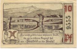 Saalfeld - Stadt - 1.4.1921 - 10 Pfennig 