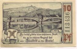 Saalfeld - Stadt - 1.4.1921 - 10 Pfennig 