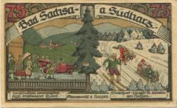 Sachsa (Bad) - Stadt - 1.4.1921 - 75 Pfennig