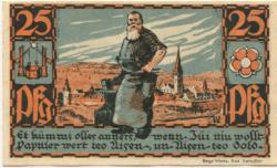 Salzuflen (Bad) - Gemeinde - Mai 1921 - 25 Pfennig 