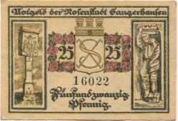Sangerhausen - Stadt - 26.3.1921 - 25 Pfennig