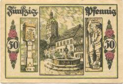 Sangerhausen - Stadt - 26.3.1921 - 50 Pfennig