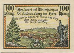 Sankt Andreasberg (heute: Braunlage) - Kurverwaltung - 1.10.1921 - 100 Pfennig