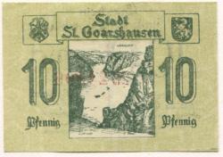 Sankt Goarshausen - Stadt - -- - 10 Pfennig