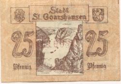 Sankt Goarshausen - Stadt - -- - 25 Pfennig