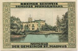 Sankt Magnus (heute: Bremen) - Gemeinde - 9.11.1921 - 31.1.1922 - 25 Pfennig