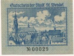 Sankt Wendel - Stadt - 1.11.1919 - 50 Pfennig