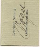 Satzung (heute: Marienberg) - Gemeinde - - 31.12.1917 - 10 Pfennig