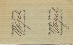 Satzung (heute: Marienberg) - Gemeinde - - 31.12.1917 - (100) Pfennig