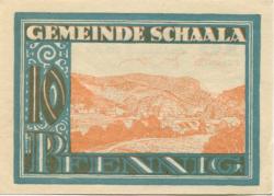 Schaala (heute: Rudolstadt) - Gemeinde - 15.6.1921 - 10 Pfennig