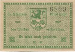 Schalkau - Stadt - 1918 - 50 Pfennig