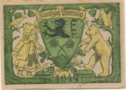 Schalkau - Stadt - 1920 - 50 Pfennig