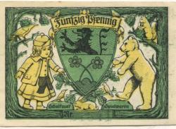 Schalkau - Stadt - 1920 - 50 Pfennig