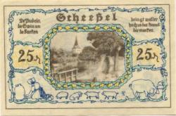 Scheeßel - Gemeinde - 1.1.1921 - 25 Pfennig