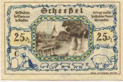 Scheeßel - Gemeinde - 1.1.1921 - 25 Pfennig