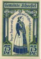 Scheeßel - Gemeinde - 1.10.1921 - 31.3.1922 - 75 Pfennig