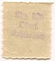 Scheuen-Kohlenbach - Oberförsterei, Arbeitskommando 520 (X.Armeekorps) - -- - 50 Pfennig
