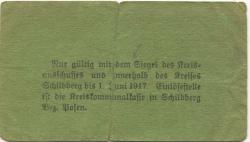 Schildberg (heute: PL-Ostrzeszow) - Kreis - - 1.6.1917 - 5 Pfennig