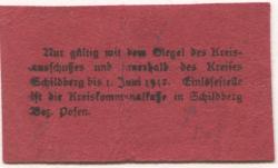 Schildberg (heute: PL-Ostrzeszow) - Kreis - - 1.6.1917 - 10 Pfennig