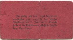 Schildberg (heute: PL-Ostrzeszow) - Kreis - - 1.6.1917 - 10 Pfennig