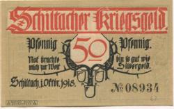 Schiltach - Stadt - 1.10.1918 - 1.10.1921 - 50 Pfennig