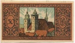 Schmalkalden - Kreis Herrschaft - 1.7.1921 - 30.9.1922 - 50 Pfennig 