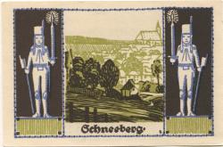 Schneeberg - Stadt - 1921 - 50 Pfennig