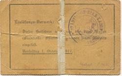 Schneidemühl (heute: PL-Pila) - Stadt - 15.11.1916 - 1.10.1917 - 1/2 Mark