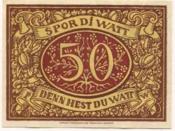 Schneverdingen - Sparkasse - 25.2.1921 - Ende 1922 - 50 Pfennig