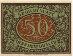 Schneverdingen - Sparkasse - 25.2.1921 - Ende 1922 - 50 Pfennig