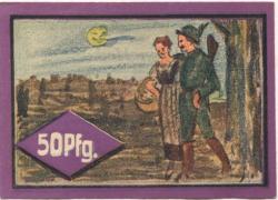 Schobüll-Hockensbüll (heute: Husum) - (Teil-)Gemeinde - -- - 50 Pfennig
