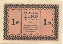 Schobüll-Lund (heute: Husum) - (Teil-)Gemeinde - -- - 1 Mark