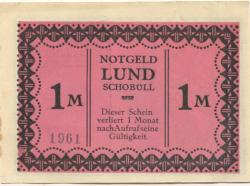 Schobüll-Lund (heute: Husum) - (Teil-)Gemeinde - -- - 1 Mark 