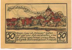 Schönberg - Stadt - - 1.1.1923 - 50 Pfennig 