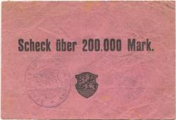 Schöneck - Stadt - 25.7.1923 - 200000 Mark 