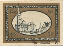 Schwabach - Stadt - 15.12.1918 - 50 Pfennig